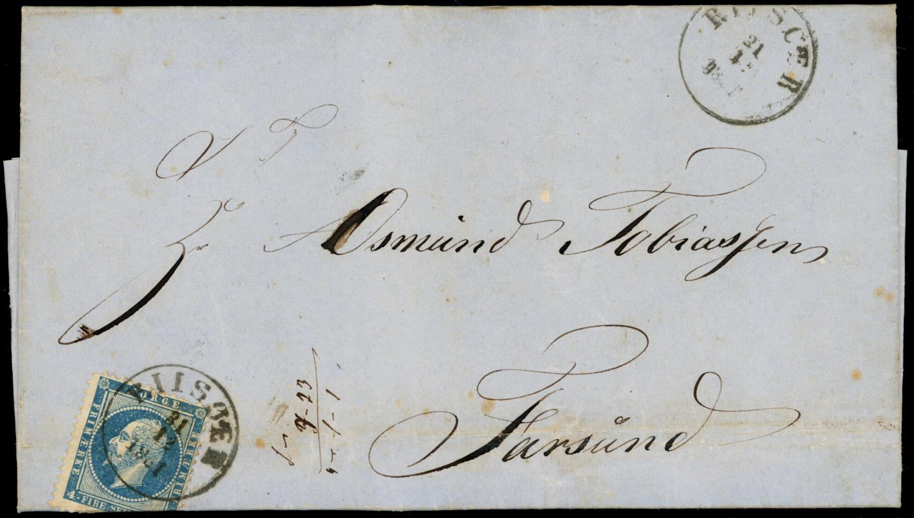RIISØER - 1861 til Farsund