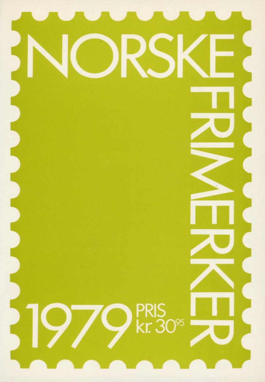 Postens Årssett Norske frimerker 1979