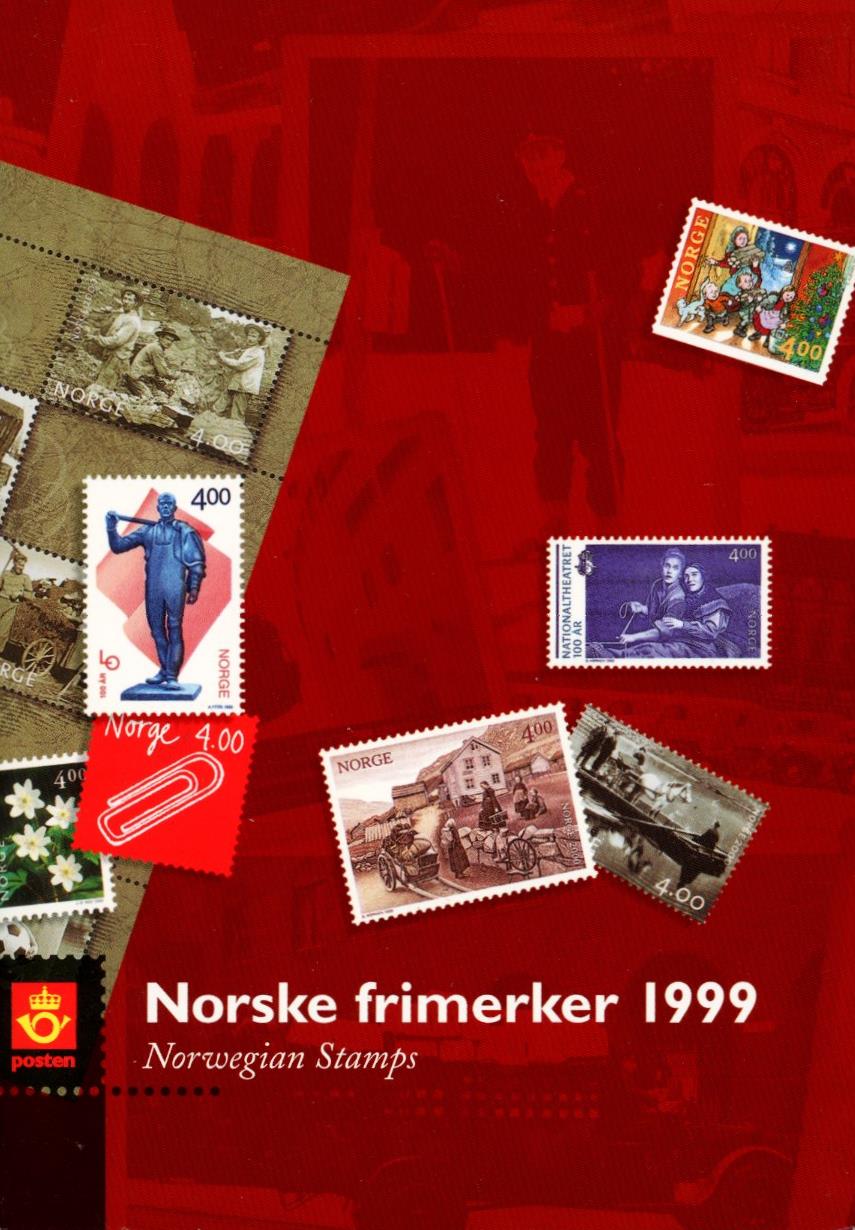 Postens Årssett Norske frimerker 1999