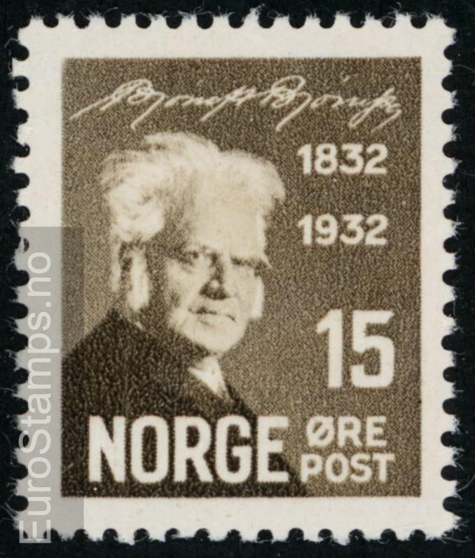 Norge 1932 - Bjørnstjerne Bjørnson - 15 øre - NK 186