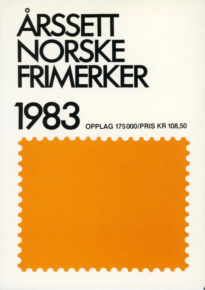 Postens Årssett Norske frimerker 1983