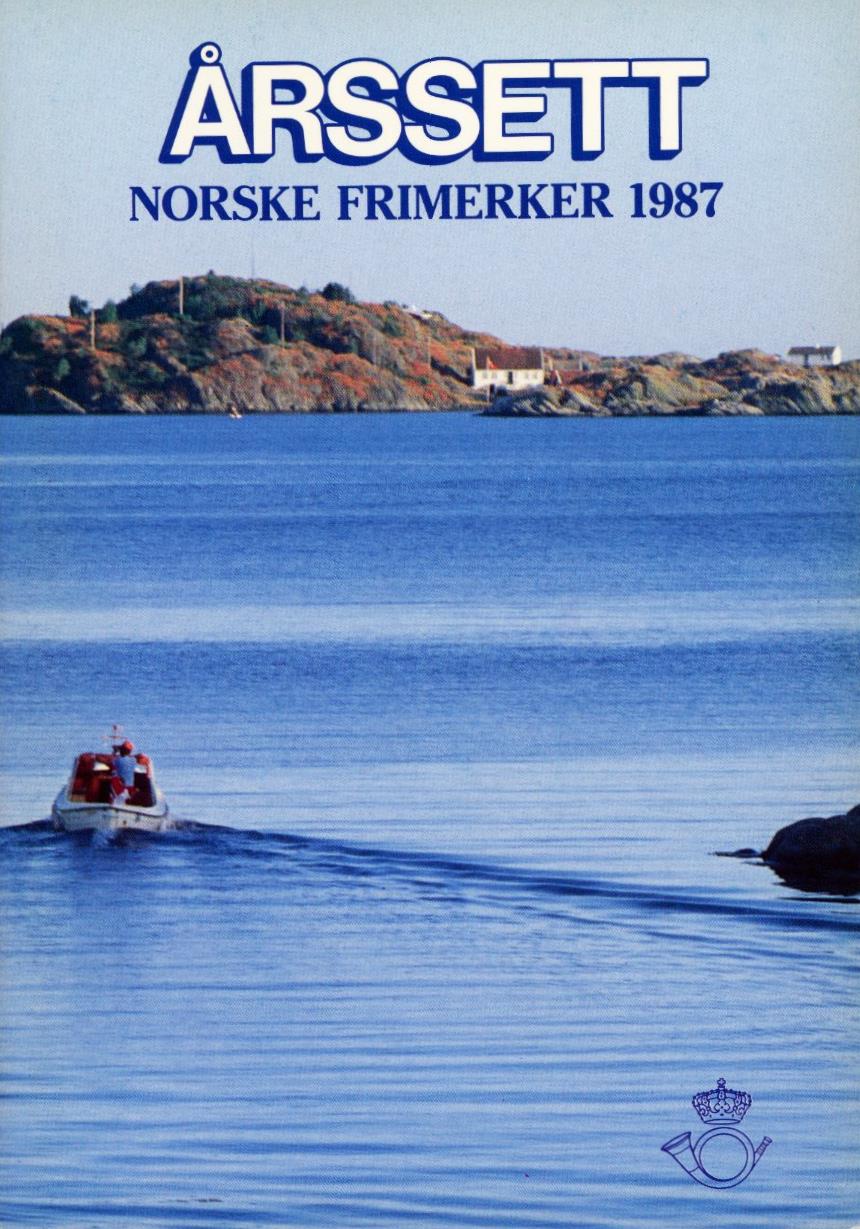 Postens Årssett Norske frimerker 1987