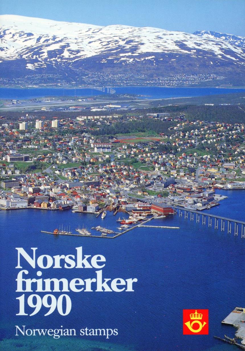 Postens Årssett Norske frimerker 1990