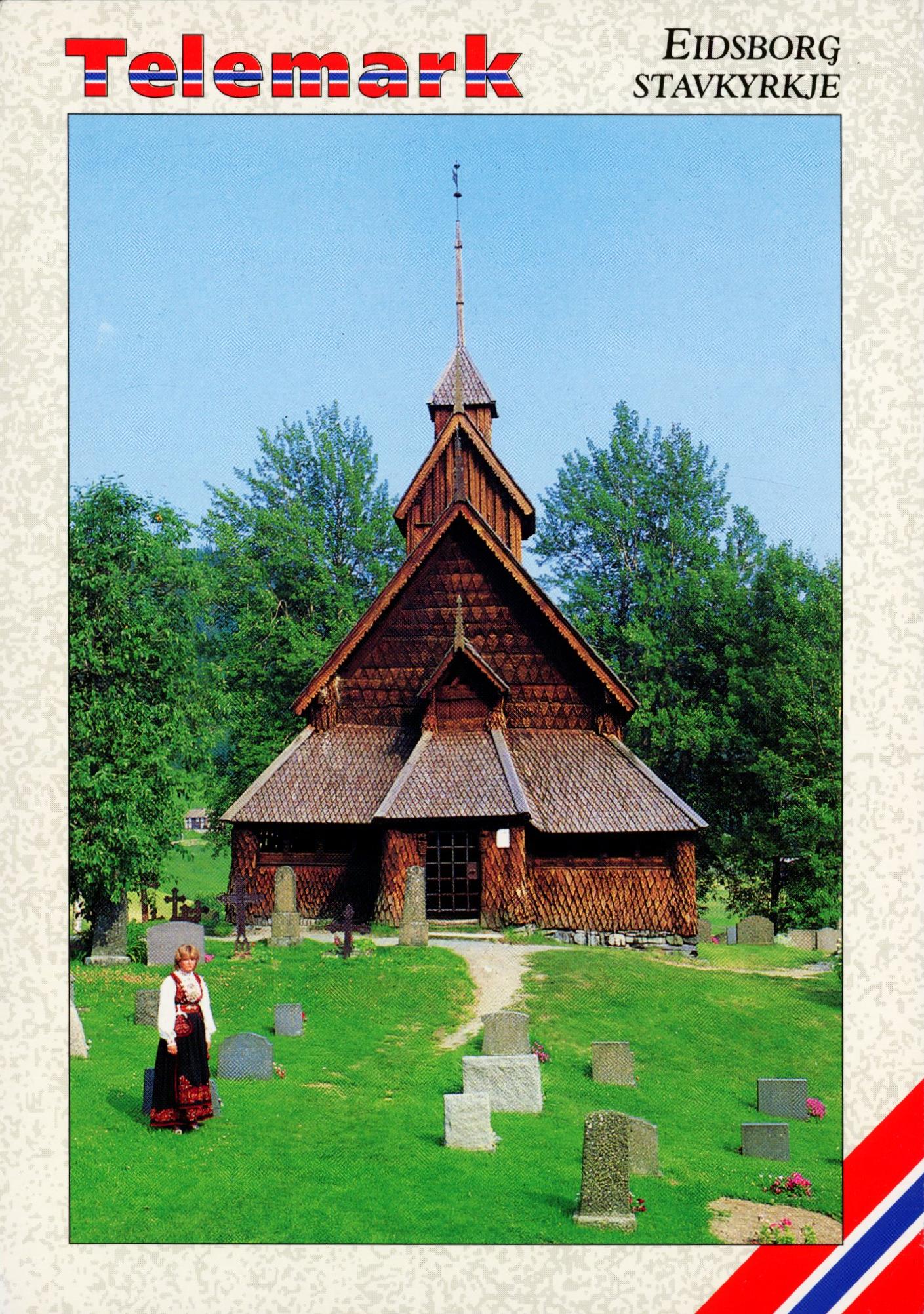 Eidsborg stavkyrkje (K. Nordahl-Skien S-2128)